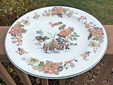 WEDGWOOD ENGLAND EASTERN FLOWERS 12 3/4” CHOP PLATE SERV. PLATE *HARDER TO FIND* picture