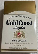 Vintage Gold Coast Lights Filter Cigarette Cigarettes Cigarette Paper Box Empty picture