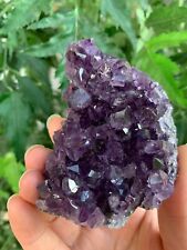 Deep Purple Amethyst Cluster From Uruguayan, Amethyst Geode, Raw Amethyst picture