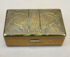 Early 50s Art Deco Style Gilt-Brass Certina by Elgin Watch Box 1.8