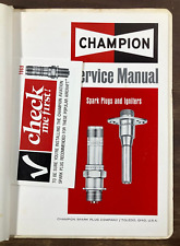 Vintage 1969 CHAMPION AVIATION SPARK PLUG Service Manual & CESSNA Service Letter picture