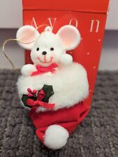 NEW Avon Gift Collection Peek-a-Boo Mouse Ornament VINTAGE picture