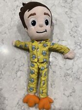 Rare Jimmy Giggle Hoot Wearing Yellow Pyjamas 33cm Jasnor Plush Toy picture