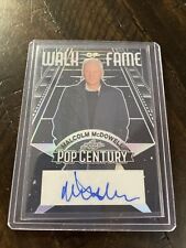 Malcolm McDowell Autographed Leaf Metal Pop Century card 4/8 Walk Of Fame 2023 picture
