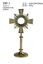 Nice Monstrance with Luna Priest Gift X90-1 picture