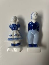 Adorable Vintage Delft Salt & Peppers Shakers picture