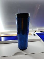 Starbucks 2013 Midnight Blue Rain Textured 16 oz. Cold Cup Travel Tumbler picture