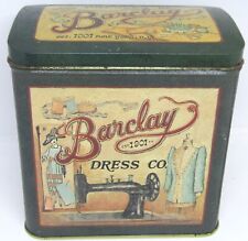 Vintage Keller-Charles, Barclay Dress Co. Metal Tin. picture