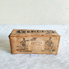 1930s Vintage Abdulla Cigarette Specialist Turkish Advertising Tin Box CG559 picture