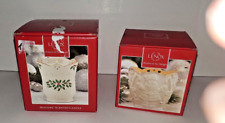 Set of 2 LENOX Christmas Candles Merry Lights & Holiday Scented picture