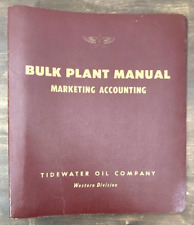 Vintage 50s FLYING-A TIDEWATER OIL Co. EMPTY Book BINDER Veedol Tydol Gas Manual picture