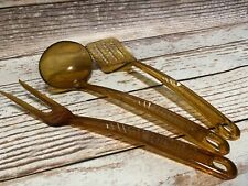 Lot of 3 Vintage Ultratemp Amber Visions Utensils By Robinson Knife Co Made USA picture