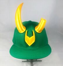 Custom 3D Loki Broken Horn Set for Hat 3pc Symbol Thor Villain Costume Dress Up picture