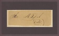 ALPHEUS FELCH (1804-1896) autograph cut | Governor/Senator - Michigan signed picture