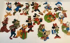 16 Rare vintage Disney wooden ornaments ￼Free shipping picture