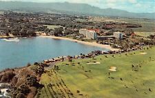 Lihue Kauai HI Hawaii Kalapaki Beach Puakea Golf Course Hokuala Vtg Postcard A60 picture