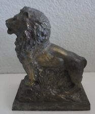 Harris Trust and Savings Bank Lion Coin Bank 1960s Banthrico Inc. Chicago No Key picture