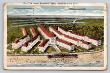 c1920 Aerial View Hotel Breakers Cedar Point On Lake Erie Ohio P53A picture