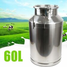 60L Milk Can Barrel Drum Wine Beer Whiskey Storage Oil Rice Tank Stainless Steel picture