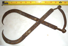 Antique Vintage Ice Block Tongs Carrier Single Handle or Log Tongs picture