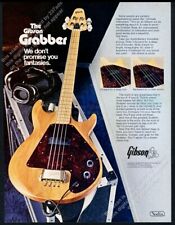 1974 Gibson Grabber bass guitar photo vintage print ad picture
