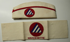 WW2 CD Wardenette Hat and Armband - Vallejo, Calif - Civil Defense XB picture