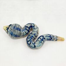7'' snake tobacco smoking thick glass hand pipe picture