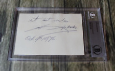 John Diefenbaker Autographed Prime Minister Canada Beckett BAS COA Cut Signature picture