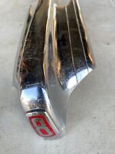 1942 Ford Mercury Hood Ornament Chrome with Red picture