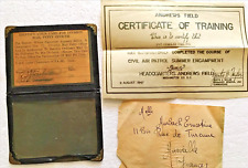 1947 US Civil Air Patrol Cadet Summer Encampment Certificate & Mail Petty ID picture
