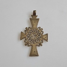 Large Ethiopian Coptic Cross, Christian pendant, handmade Ethiopian pendant picture