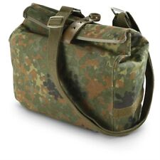 Genuine German Bundeswehr BW Army Gas Mask Bag Waterproof Flecktarn Messenger  picture