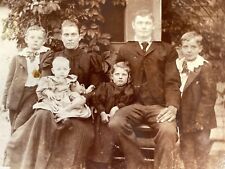 CC7 Cabinet Card H.A. White And Family Portrait Boys Girl 1897 Exposure picture