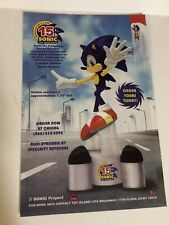 2006 Sonic The Hedgehog Resign Statue Print Ad Advertisement pa21 picture