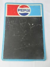 Vintage Pepsi Menu / Chalk Board Sign Embossed Dualite Inc 3-83 PM-1146 picture