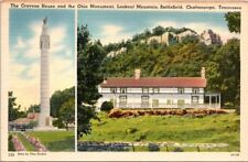 Postcard Craven House & Ohio Monument Lookout Mountain Tennessee TN         7509 picture