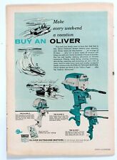 1957 Oliver 35-16 & 6 Make Every Week End A Vacation Original Print Ad 9 x 11