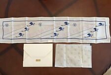 1987 Paris Air Show Silk Scarf Westinghouse Airplane With Orig Envelope picture
