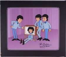 Beatles Cartoons Animation Cel Rare Prototype Art Signed Ron Campbell picture
