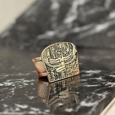 UNIQUE ANCIENT EGYPTIAN ANTIQUES Goddess Isis Winged as Pharaonic Ring Egypt BC picture