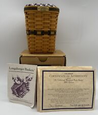 Longaberger Collectors Club J.W. Collection Miniature 1997 Waste Basket picture
