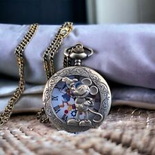 Vintage Retro Design Mickey Mouse Necklace Watch/ Pocket Watch picture