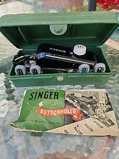 Vintage SINGER No. 160506 Sewing Machine Buttonholer Manual 5 Attachments 1948 picture