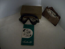 Vintage AIR FORCES & US ARMY Flying Goggles Type B-8 w/Box & Lens picture