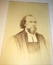 Rare Antique American Occupational Old Clergyman or Judge? New York CDV Photo  picture