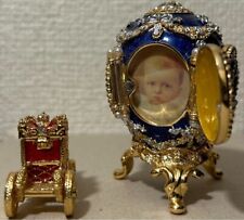 Peter Carl Fabergé Imperial Easter Egg Caucasus 1893 replica with carriage picture
