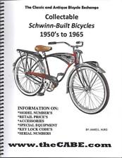 ALL NEW BOOK Collectable SCHWINN Built Bicycles 1950's to 1965 Phantom Panther picture