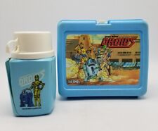Vintage 1985 Star Wars DROIDS Cartoon Thermos Brand Lunchbox & Thermos (see pic) picture