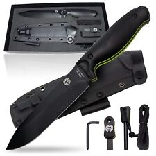Bushcraft Survival Knife | Full Tang Fixed Blade Outdoor Camping Knife G10 Ha... picture