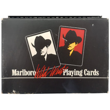 1991 Vintage Marlboro Man Wild West Deck Playing Cards 2 Decks Sealed NEW picture